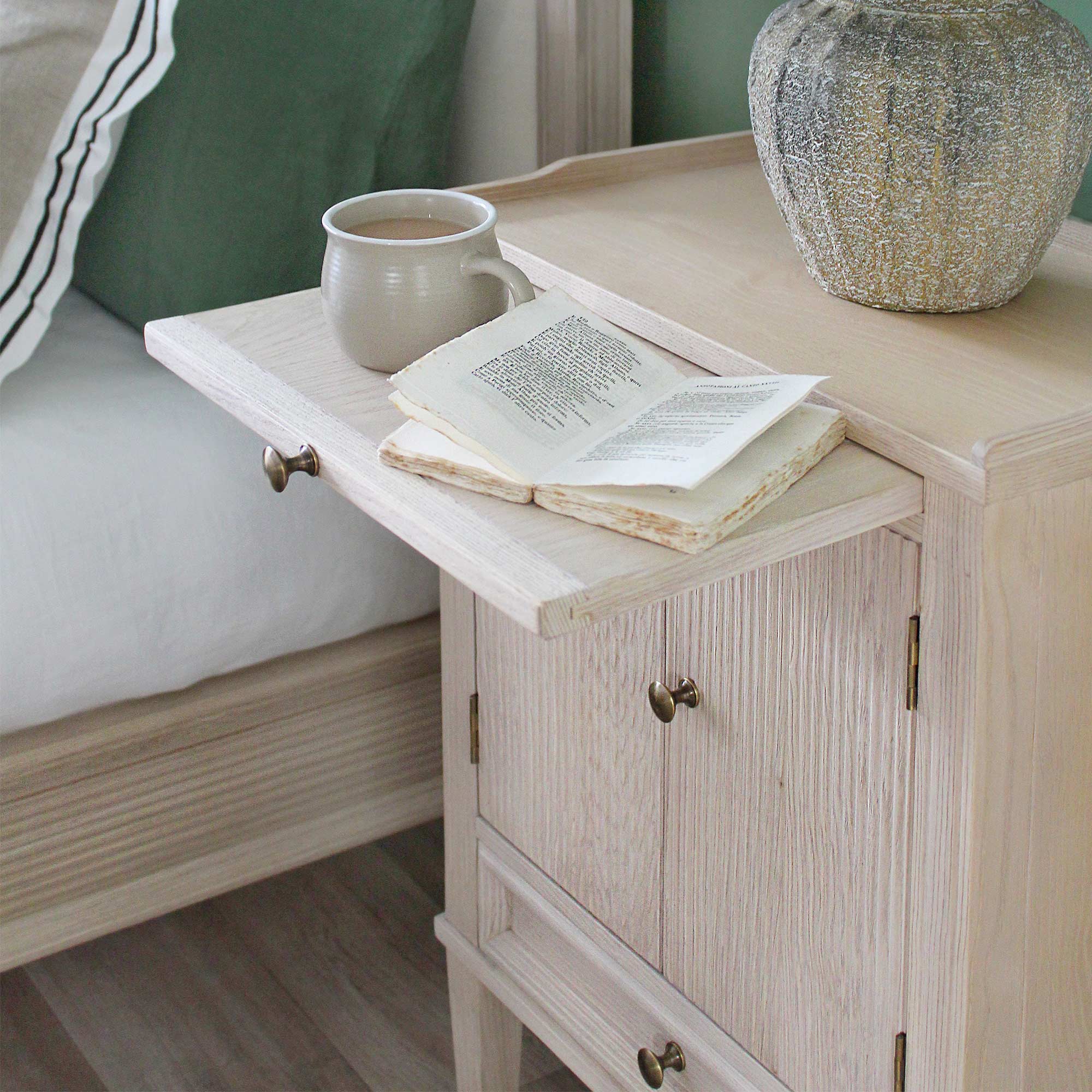 Gustavian Bedside Cabinet