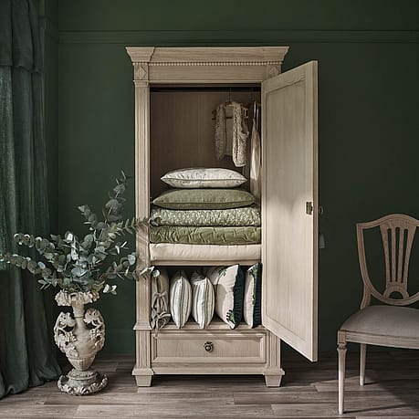 2-Door French Gustavian Style Wardrobe 2-Door French Gustavian Style Wardrobe