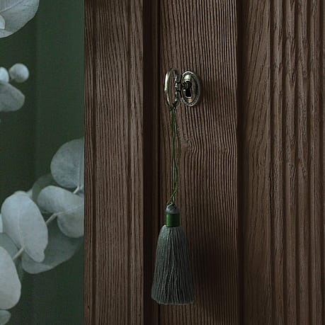 Gustavian Dark Fluted Armoire Gustavian Dark Fluted Armoire