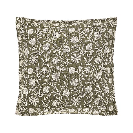 Cushion in Tones of Moss Green Cushion in Tones of Moss Green