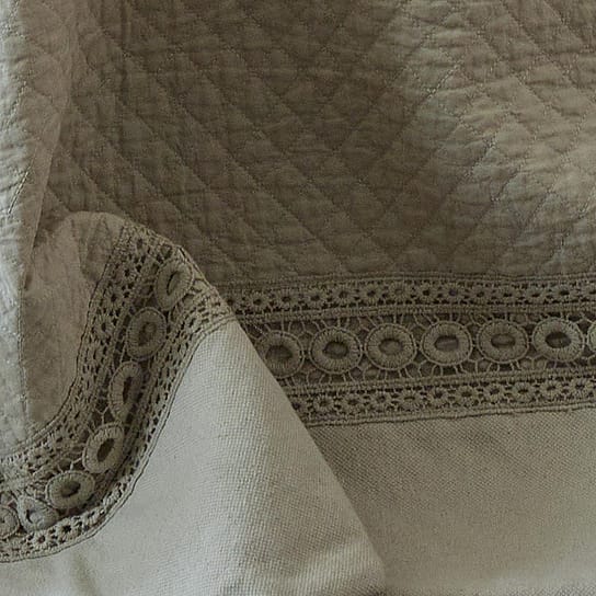 Lace Matelassé Cotton Bedspread Lace Matelassé Cotton Bedspread