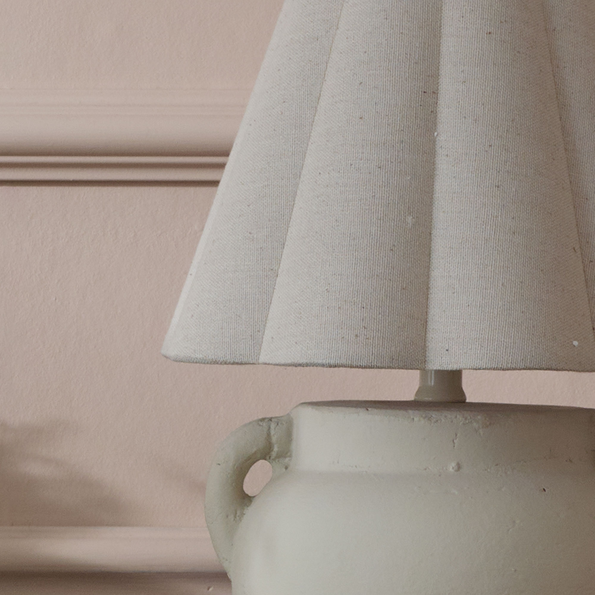 Pair of Bijou Bisous Lamps in Biscuit