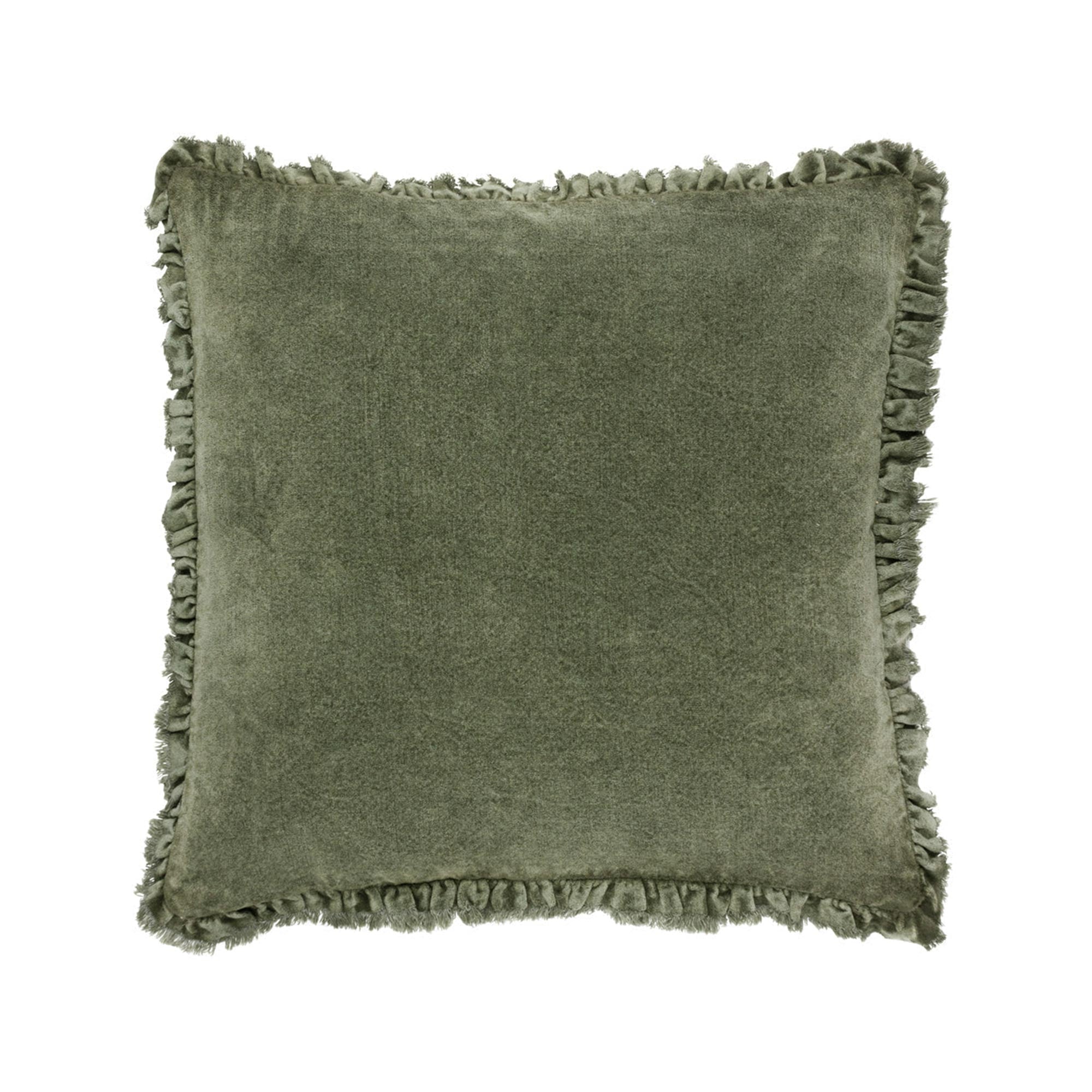 Cushion in Moss Green