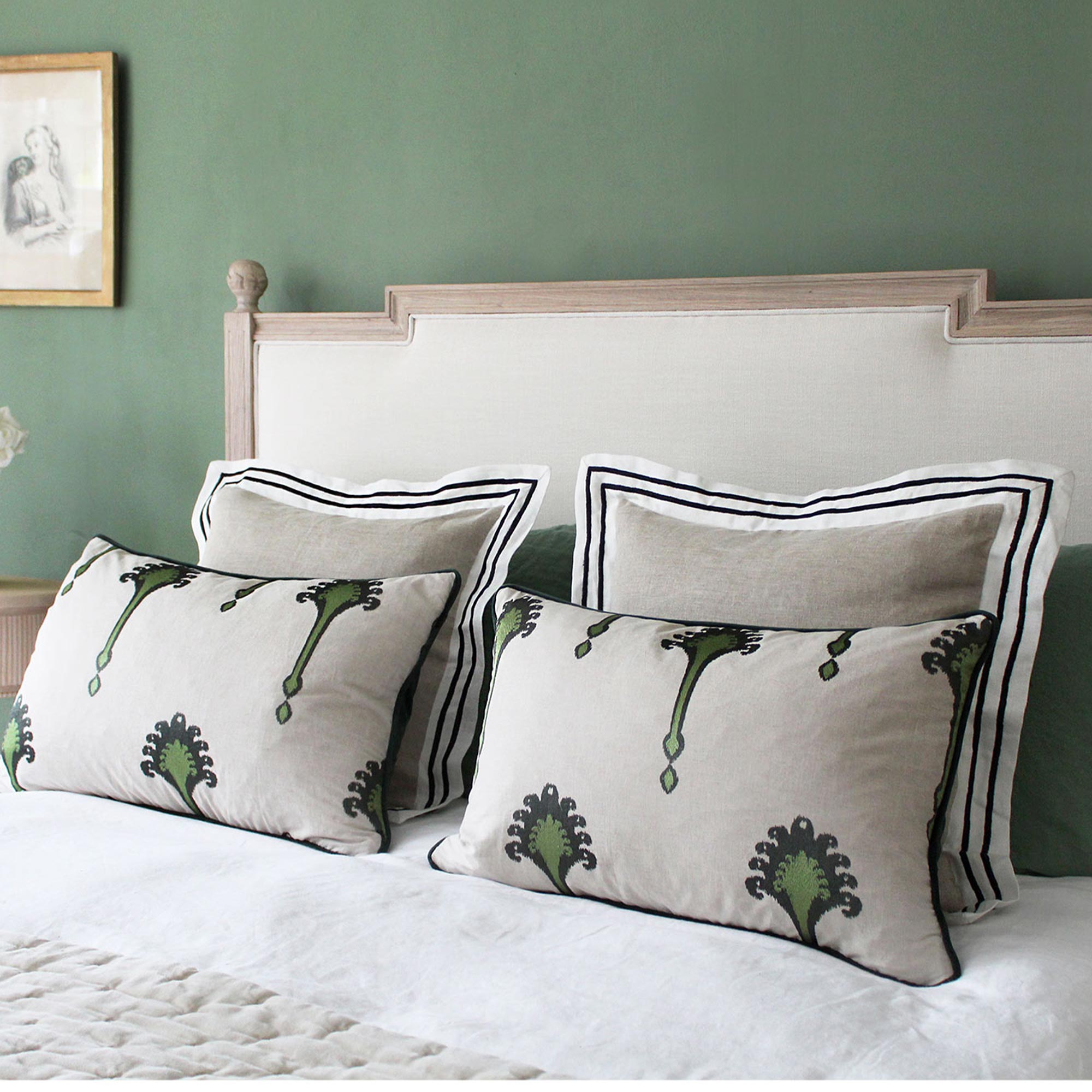 Linen Milano Sand Square Cushion