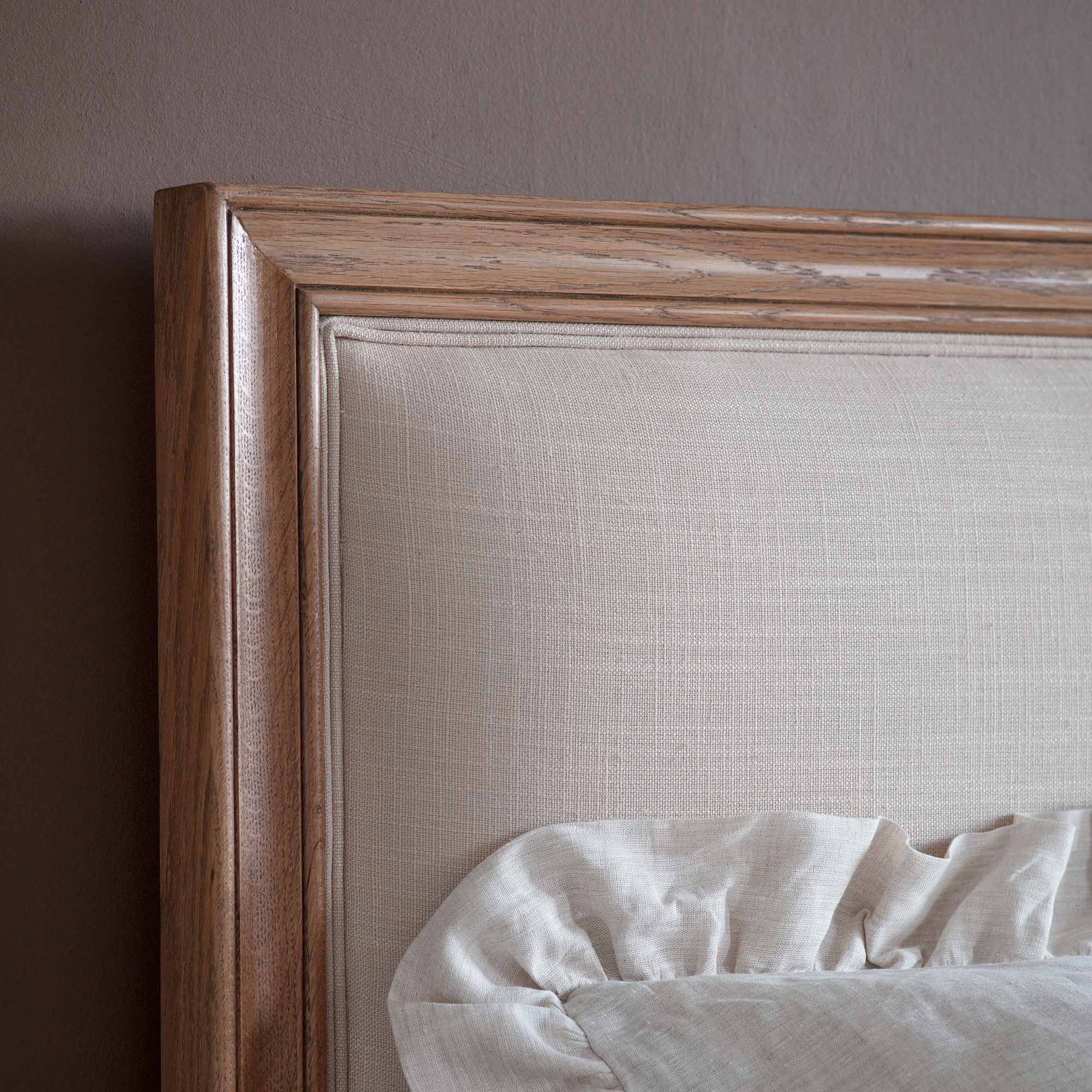 Love Story Naturelle Linen Upholstered Bed