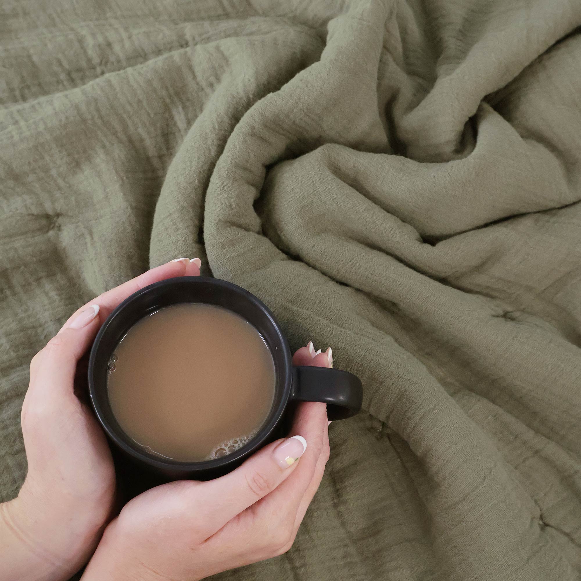  Bed Runner in Olive Green 