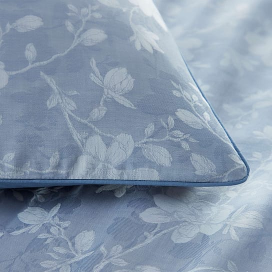 Pale Blue Magnolia Bed Linen Pale Blue Magnolia Bed Linen
