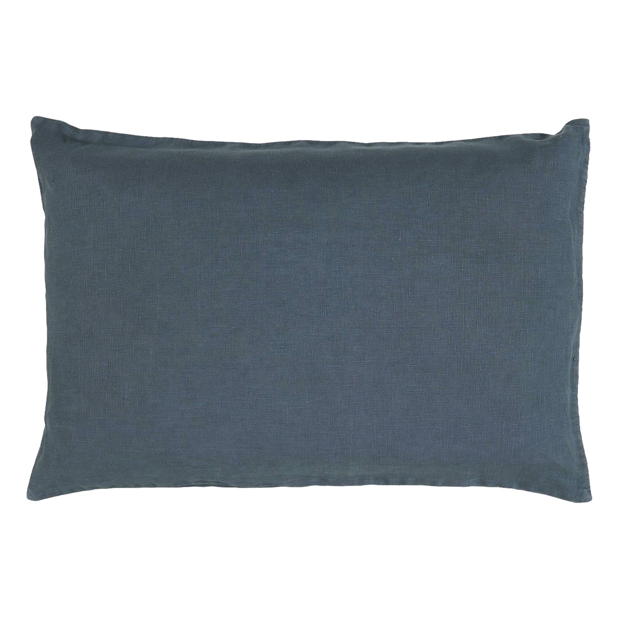 Artist Linen Cushion in French Blue
