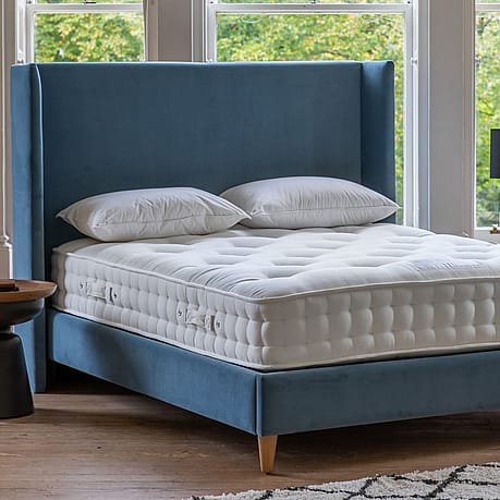 Marquess Blue Velvet Bed Marquess Blue Velvet Bed