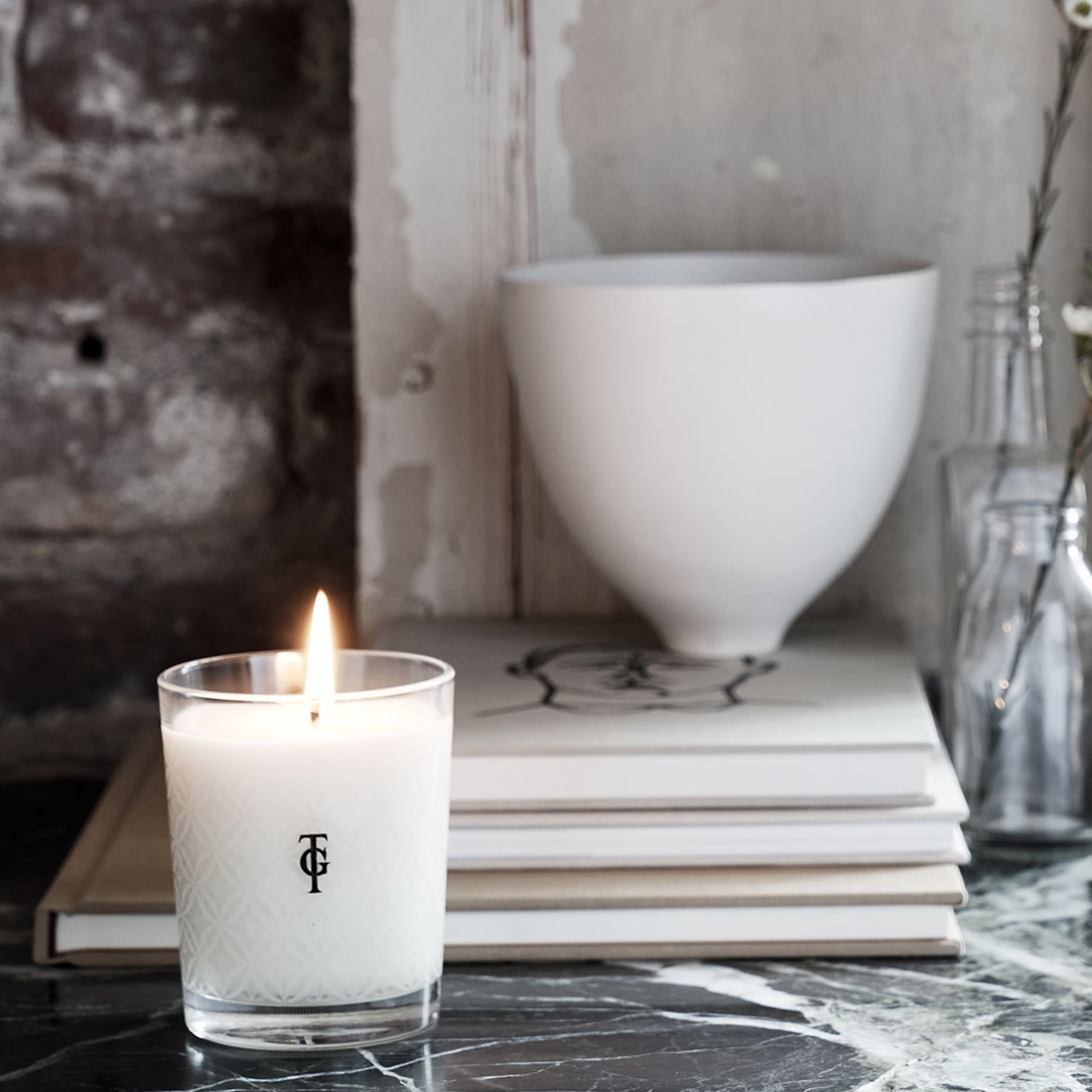 Candle in Moroccan Rose