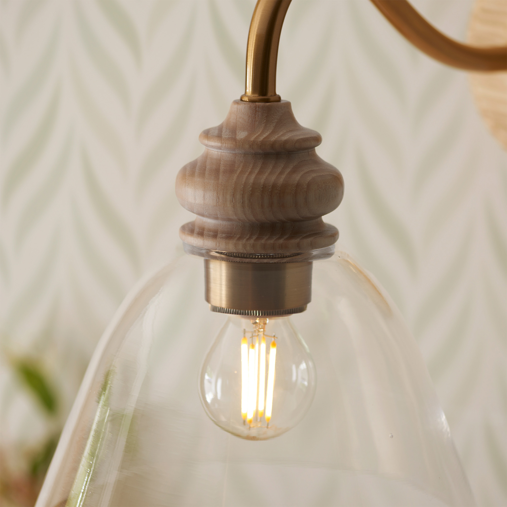 Charlbury Glass Wall Light