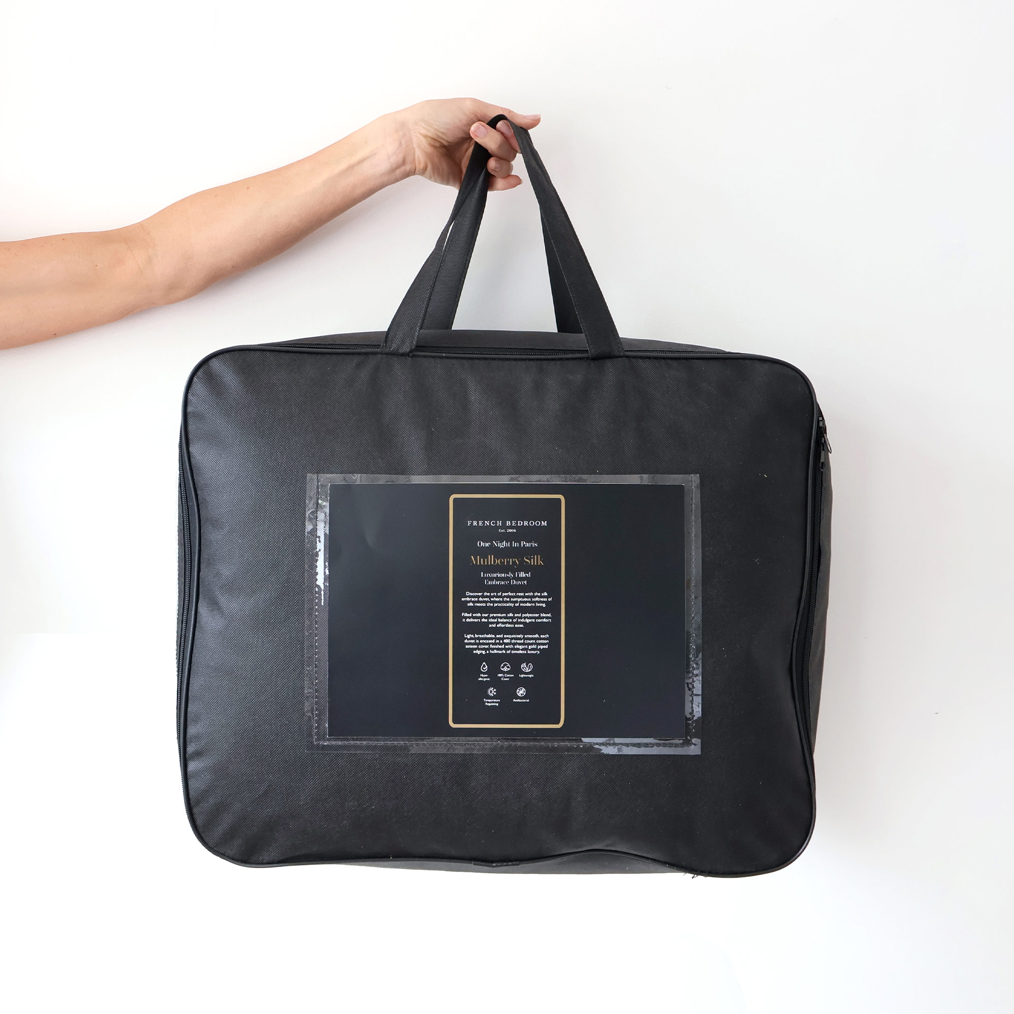 One Night in Paris Silk Mattress in Carry Bag