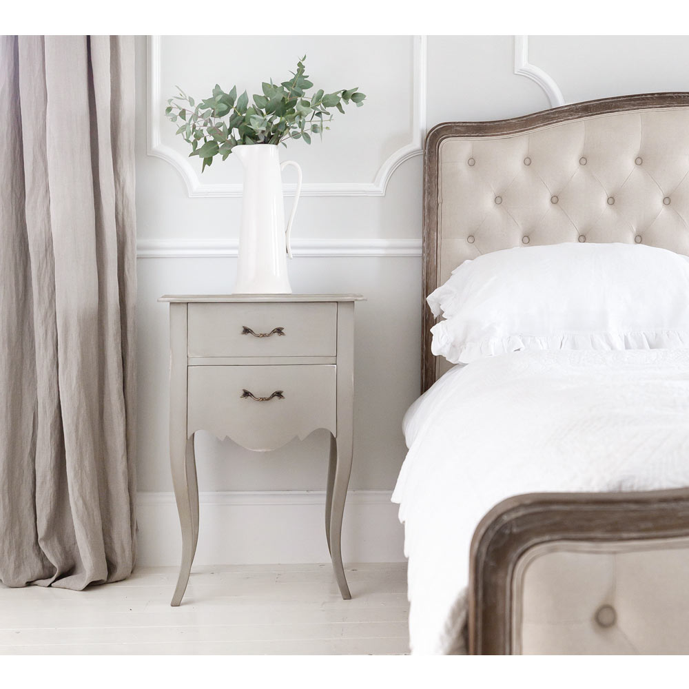 Beautiful Pale Grey Bedside