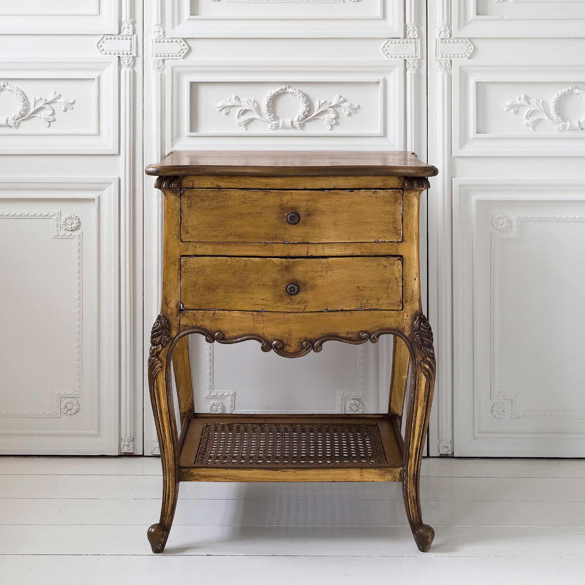 Palais de Versailles Gold Bedside Table