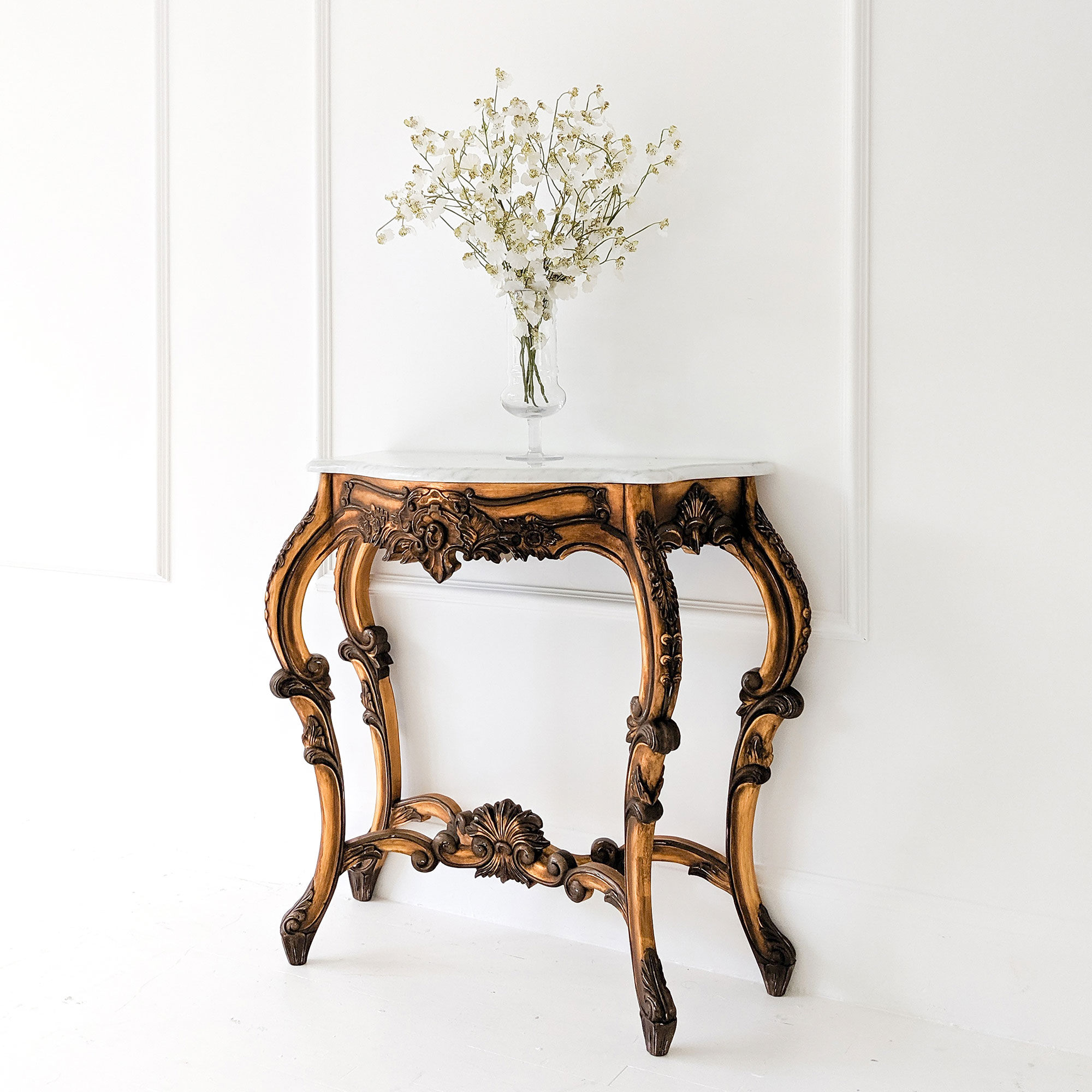 Palais de Versailles Gold Console Table (Small)
