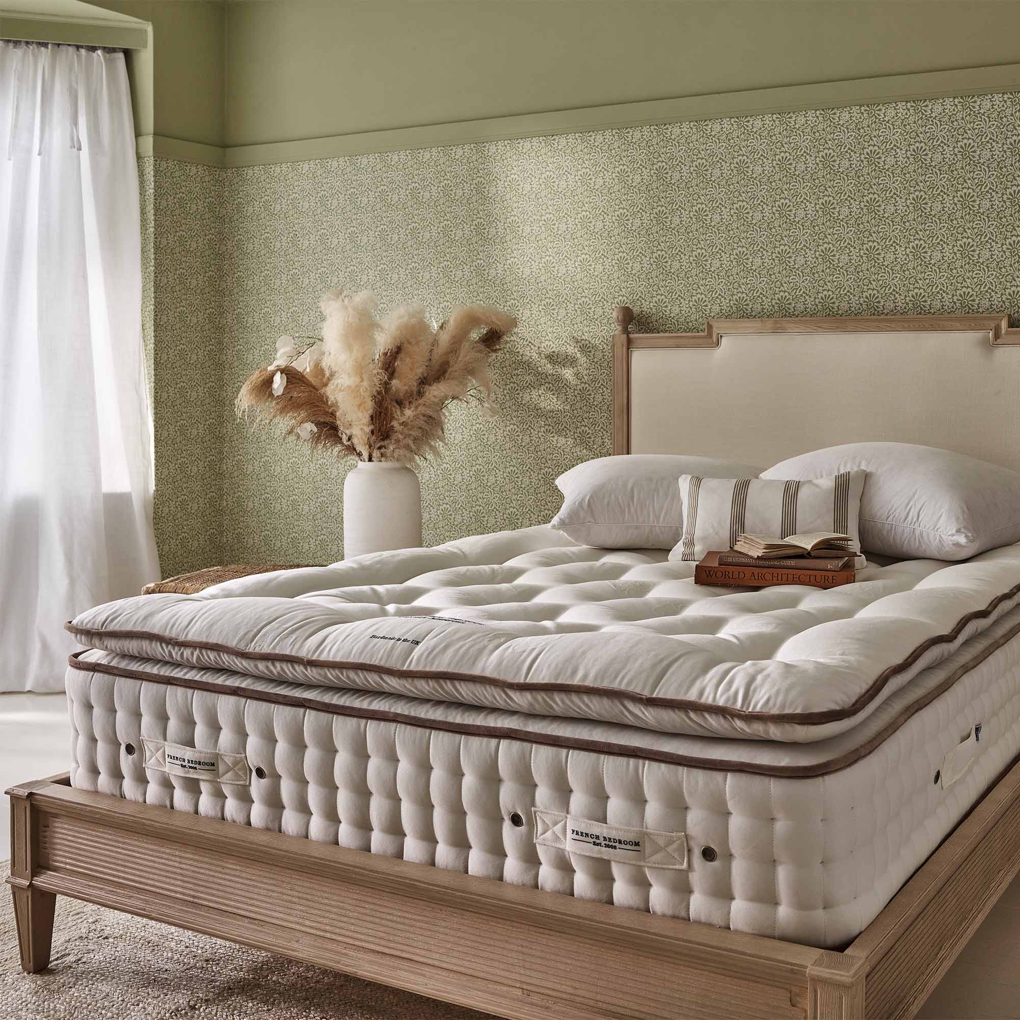 pocket 3000 spring organic pillow top mattress