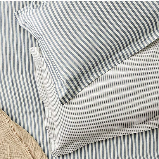 Navy Blue and White Stripe Duvet Cover Set Navy Blue and White Stripe Duvet Cover Set