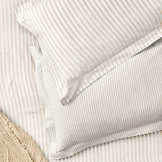 Natural Sand Stripe Duvet Set Natural Sand Stripe Duvet Set