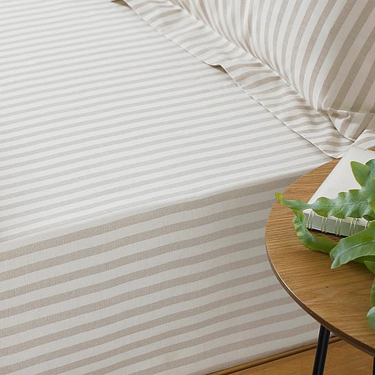 Sand Striped Fitted Sheet Sand Striped Fitted Sheet