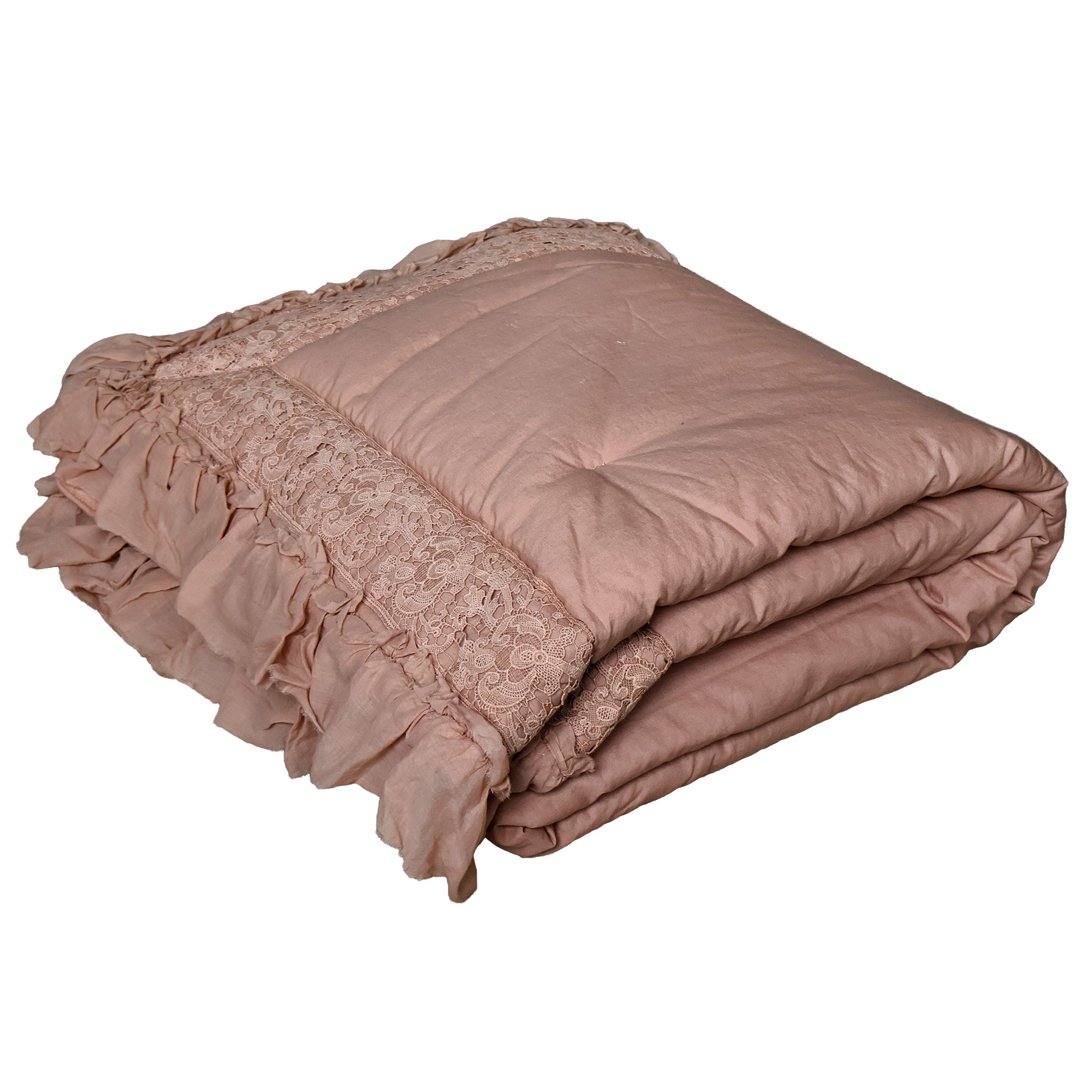 Italian Lace Pink Bedspread