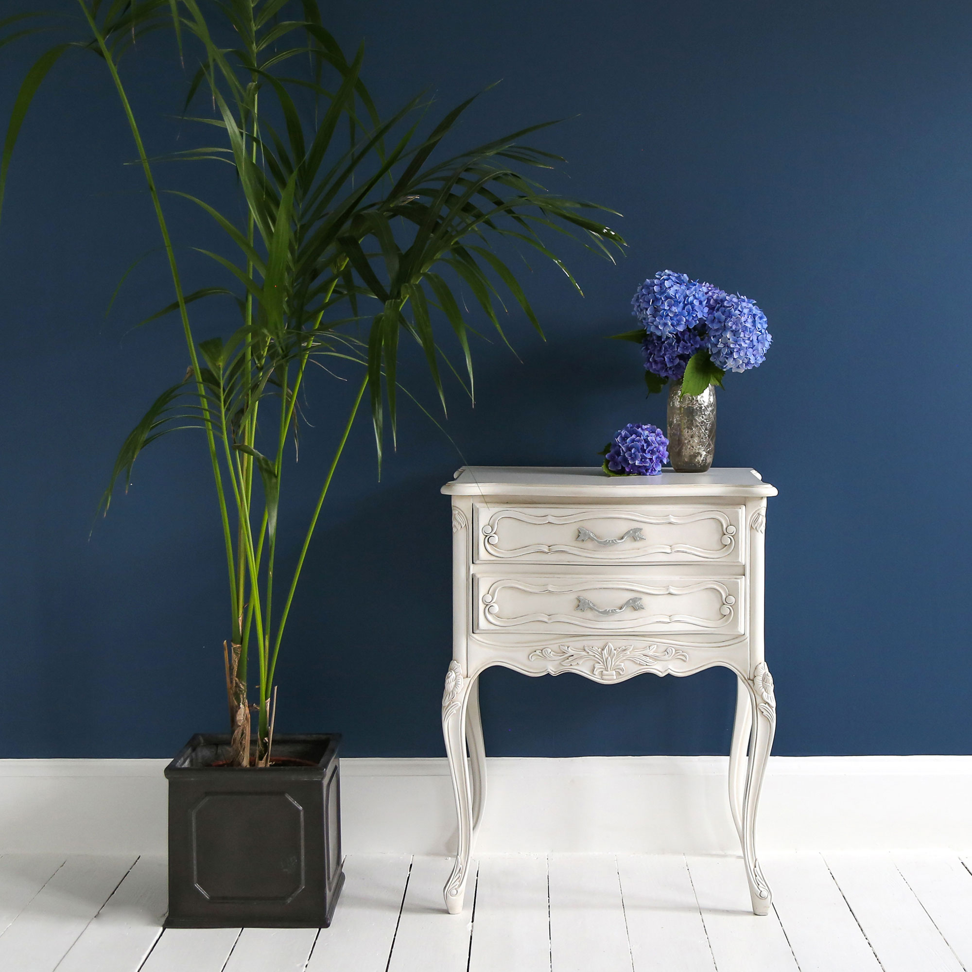 Provençal Ruched Bedside Table