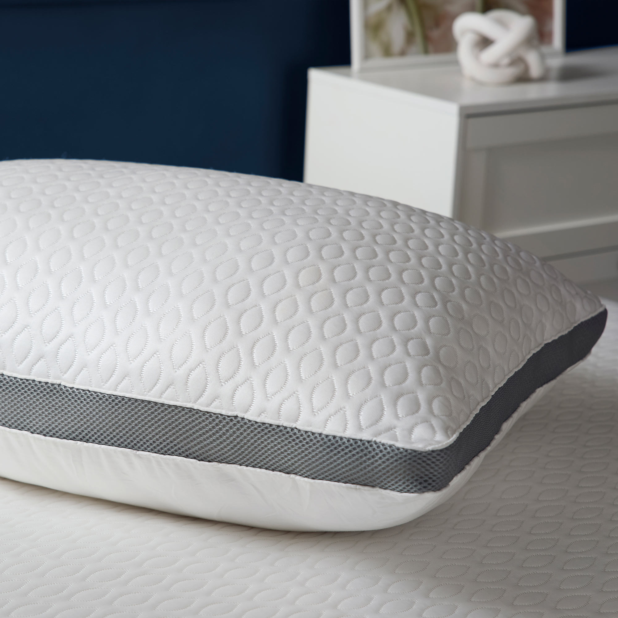 Firm and Cooling Lofty Pillow Perfect for Side Sleepers