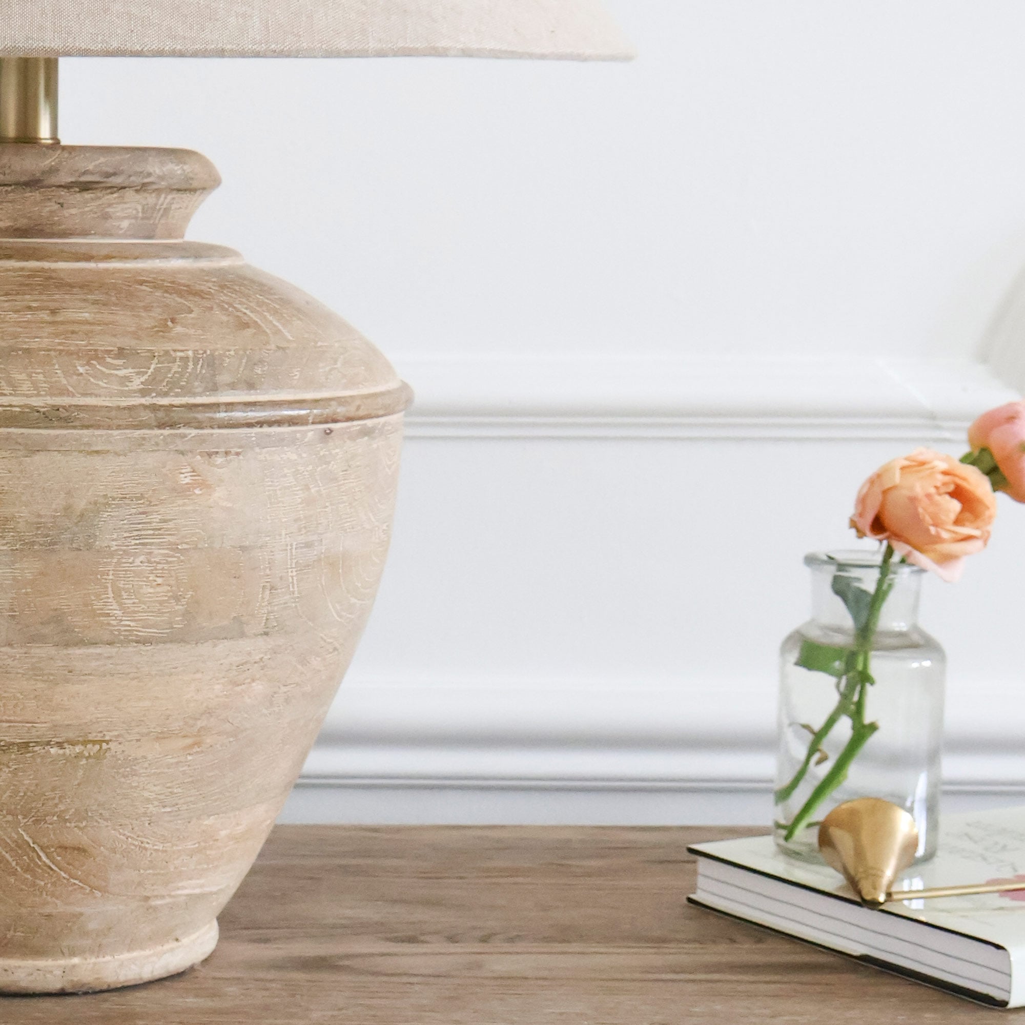 Autumn Moments Wooden Table Lamp