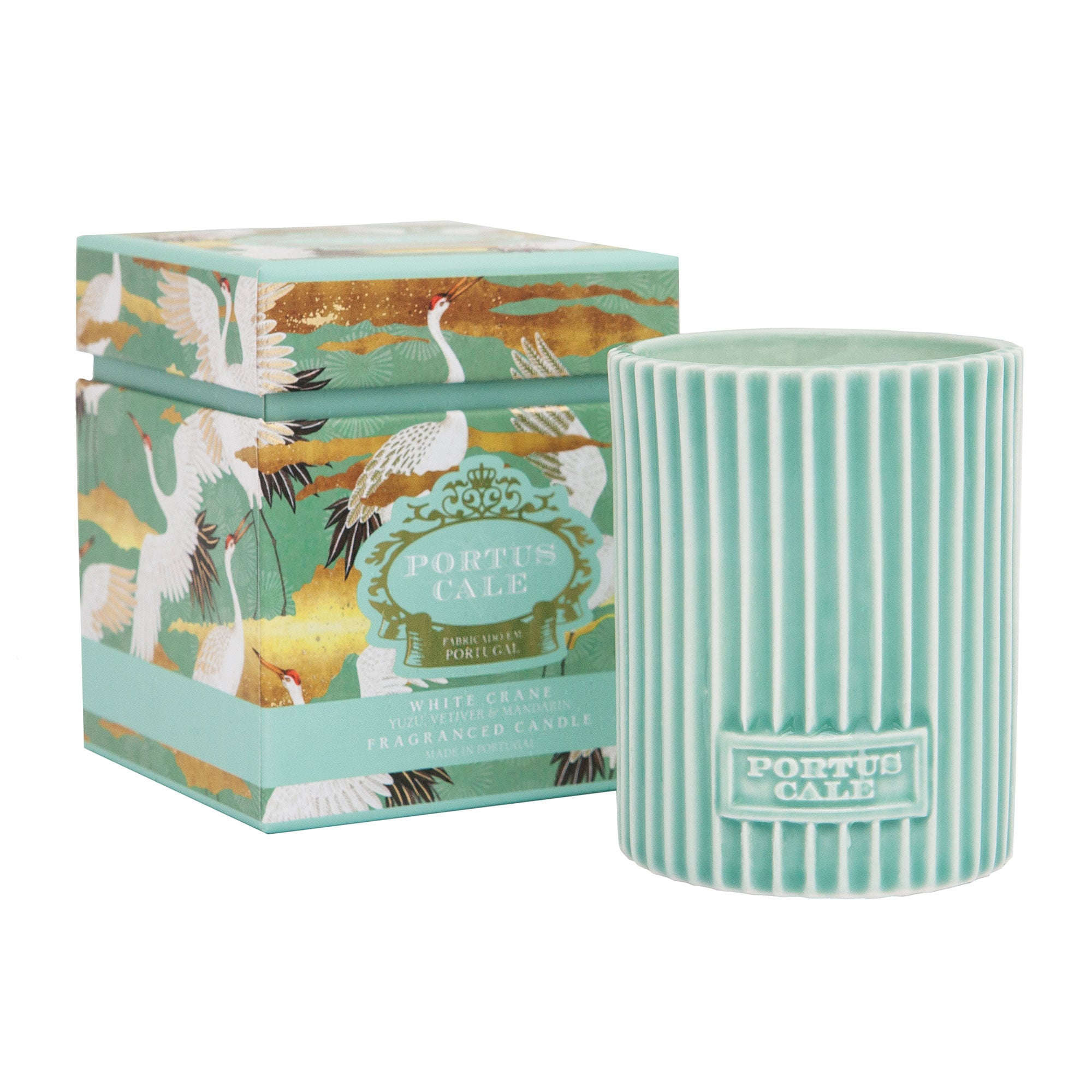 Ceramic Sage Green Candle 