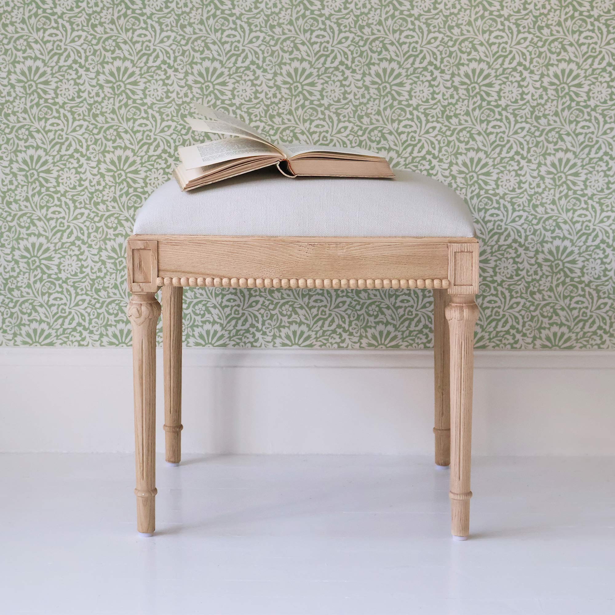 ash wood dressing stool 