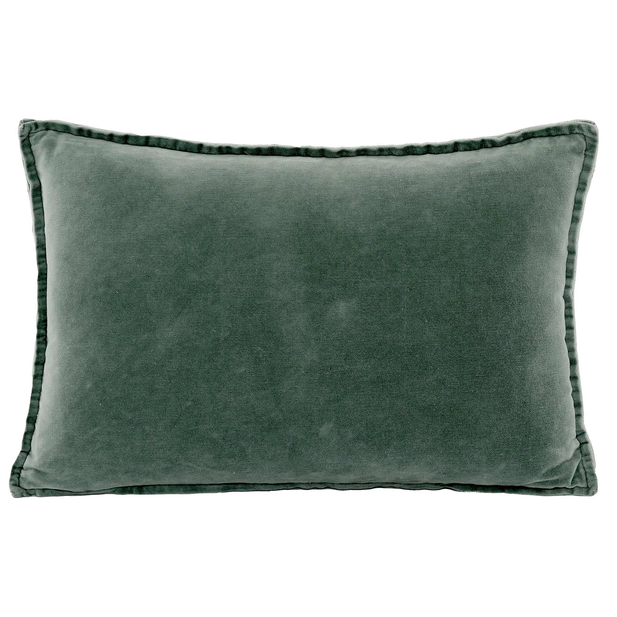 Rectangle Velvet Cushion in Teal