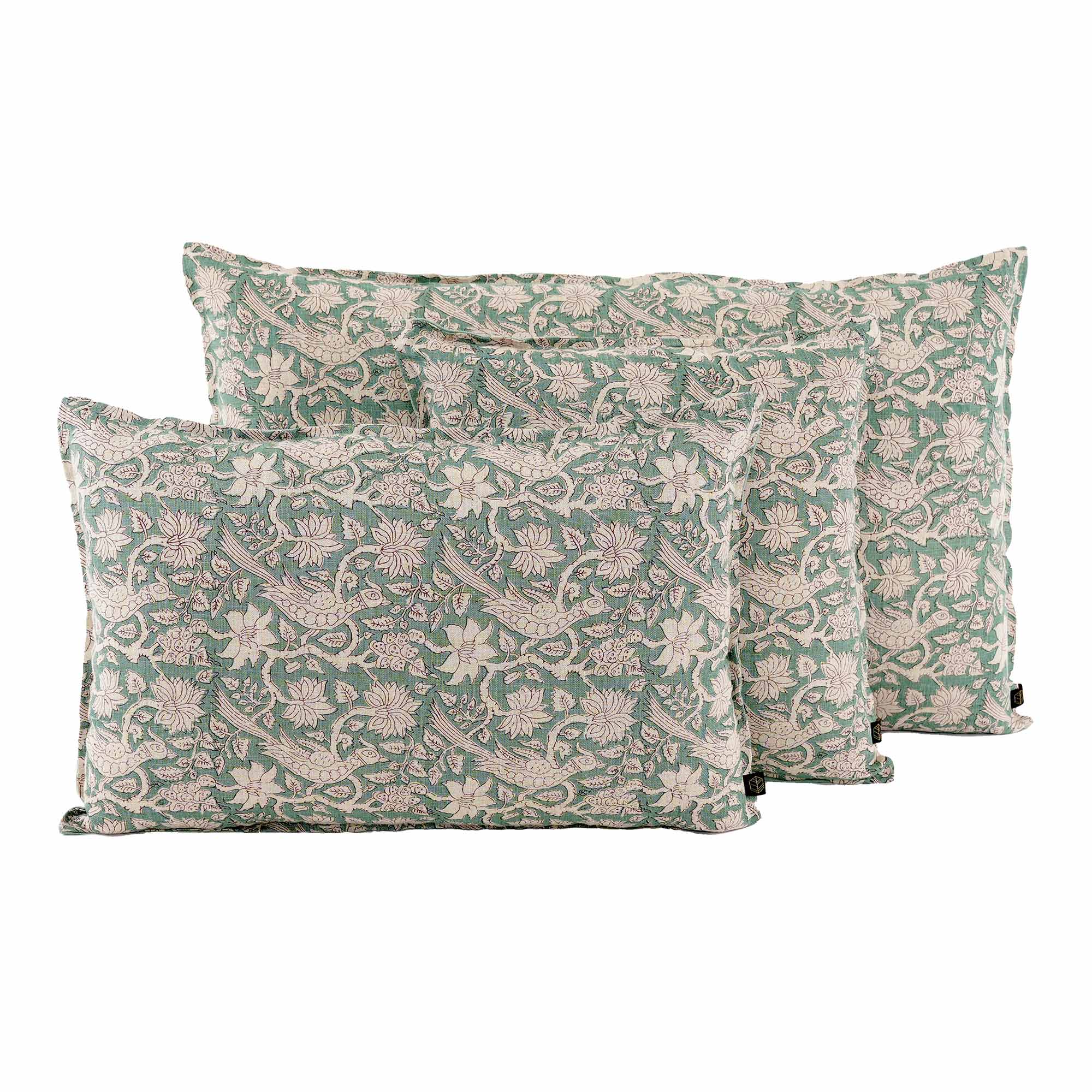Sonsie Linen Cushion in Seafoam