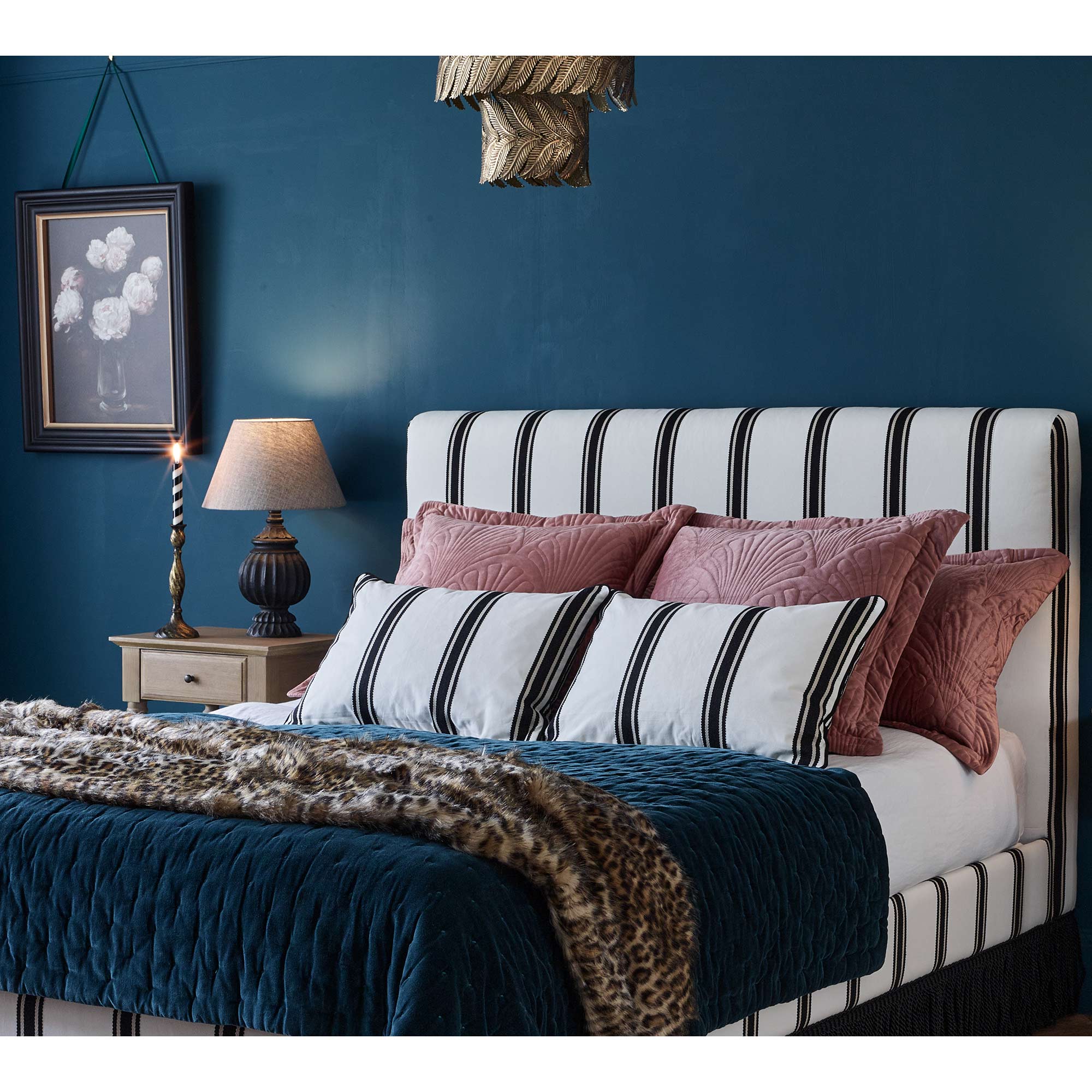 The Granville Stripe Boudoir Cushion