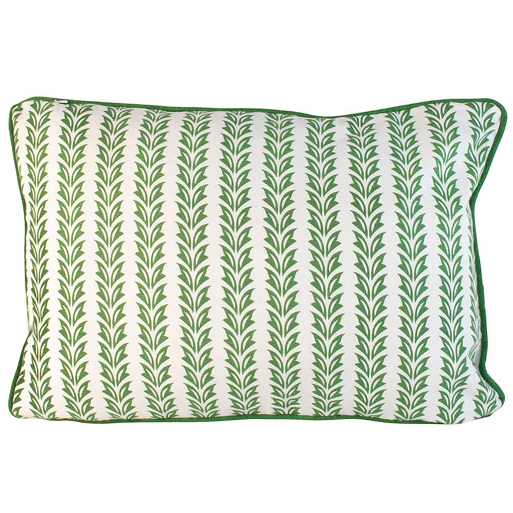 Better in Colour Green Leaf Cushion