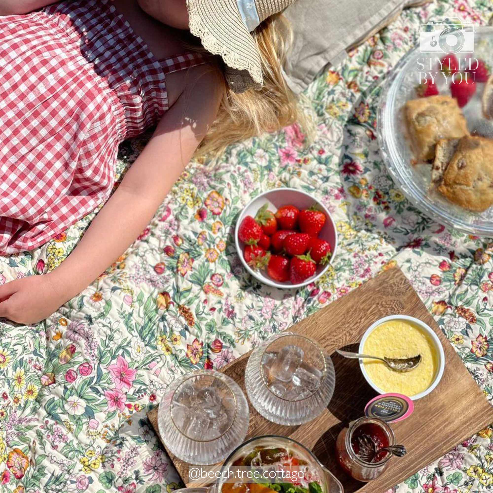 Wildflower Quilted Bedspread