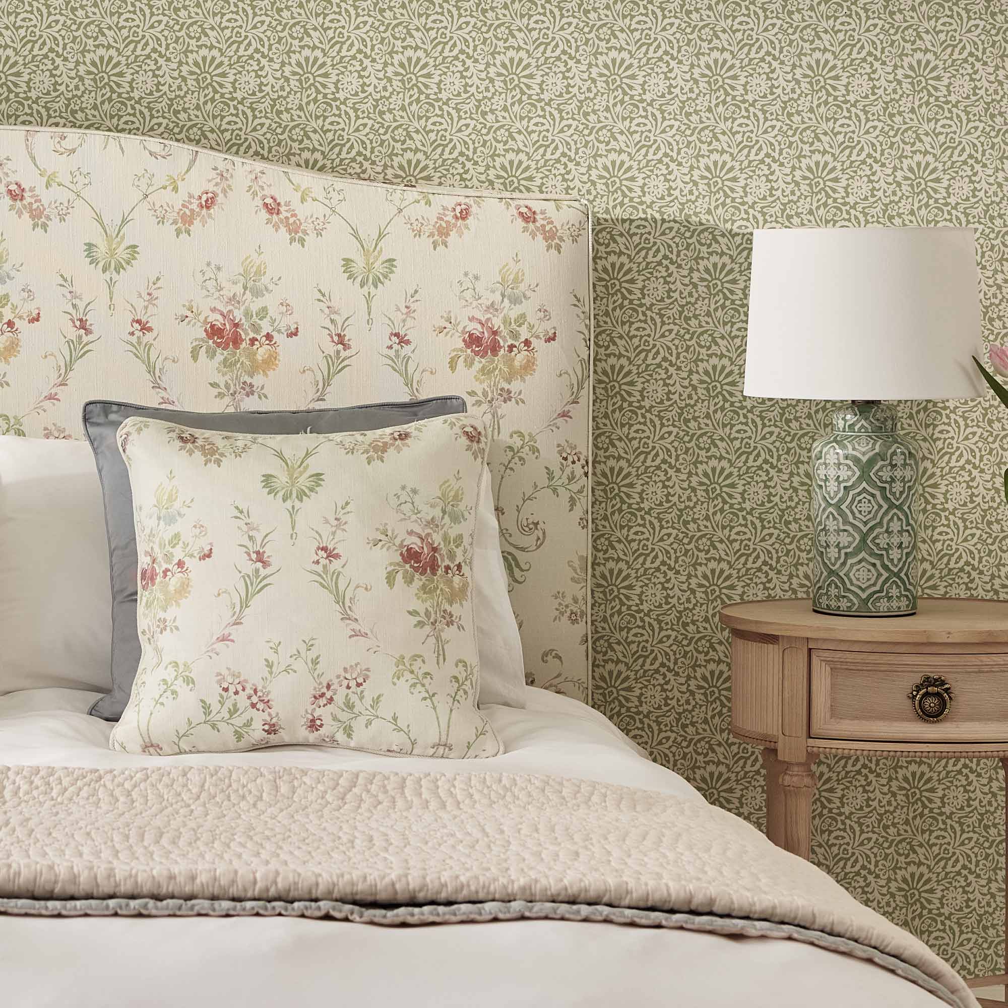Windsor Garden Floral Square Cushion