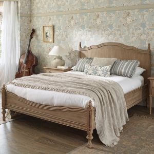 Clair de Lune Wooden Carved French Bed