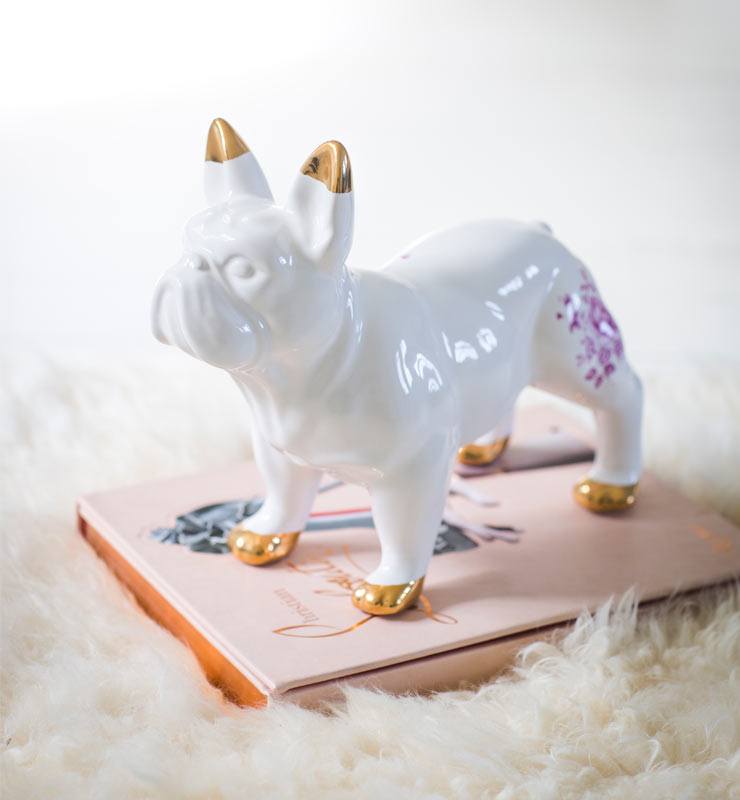 Porcelain French Bulldog