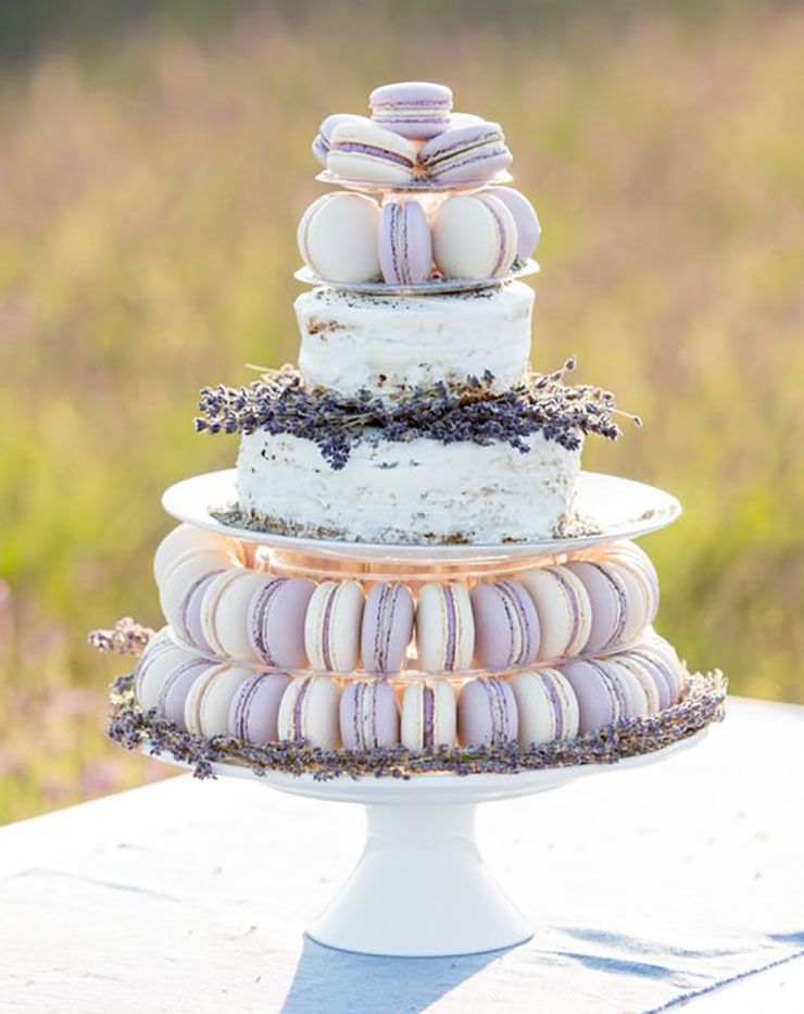 macaron cake tower for french wedding