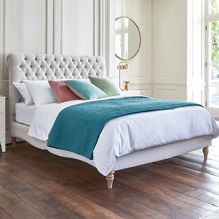 A Million Dreams Linen Upholstered Bed 